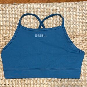 NOBULL Deep Teal Cross-Back Sports Bra
